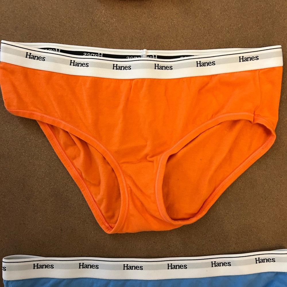 Hanes Vibrant Orange Underwear